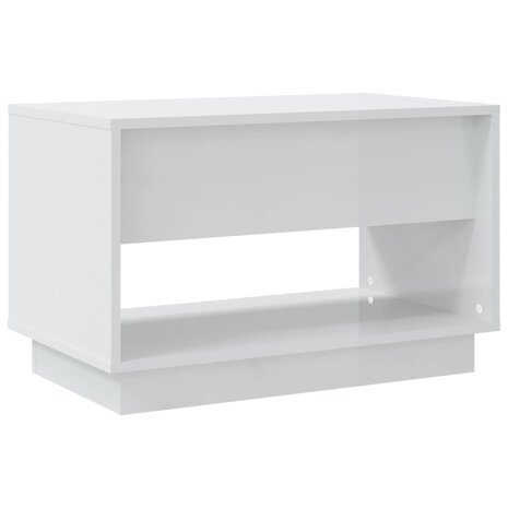 Tv-meubel 70x41x44 cm bewerkt hout hoogglans wit 6