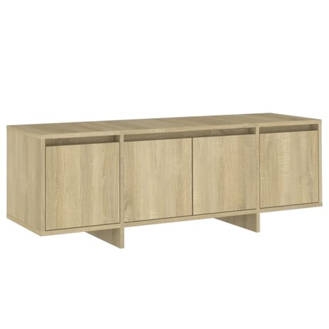 Tv-meubel 120x30x40,5 cm bewerkt hout sonoma eikenkleurig 2