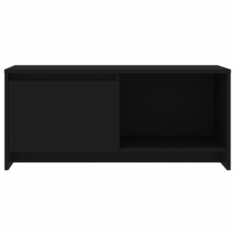 Tv-meubel 90x35x40 cm spaanplaat zwart 5