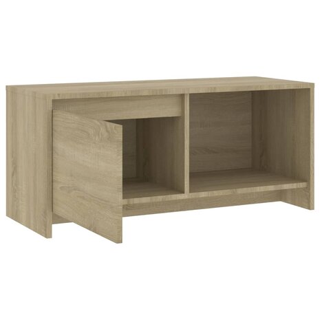 Tv-meubel 90x35x40 cm bewerkt hout sonoma eikenkleurig 7