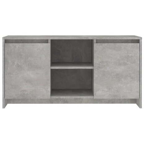 Tv-meubel 102x37,5x52,5 cm bewerkt hout betongrijs 3