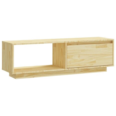 Tv-meubel 110x30x33,5 cm massief grenenhout 2