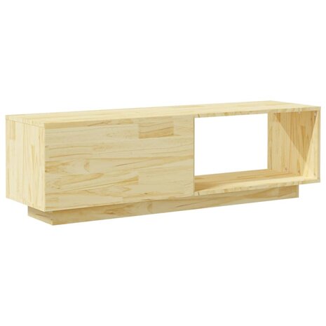 Tv-meubel 110x30x33,5 cm massief grenenhout 6