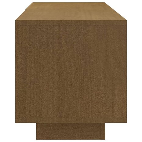 Tv-meubel 110x30x33,5 cm massief grenenhout honingbruin 5