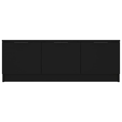 Tv-meubel 102x35x36,5 cm bewerkt hout zwart 7