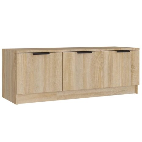 Tv-meubel 102x35x36,5 cm bewerkt hout sonoma eikenkleurig 2