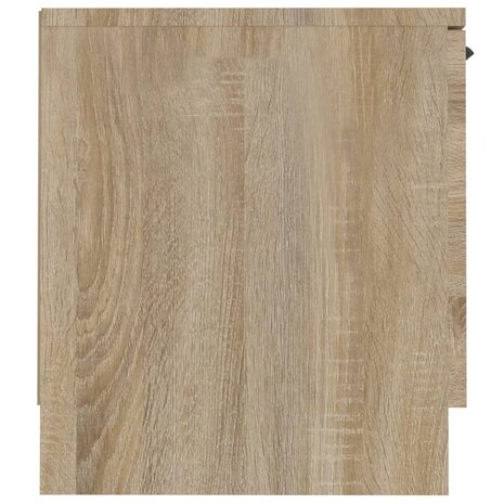 Tv-meubel 140x35x40 cm bewerkt hout sonoma eikenkleurig 6