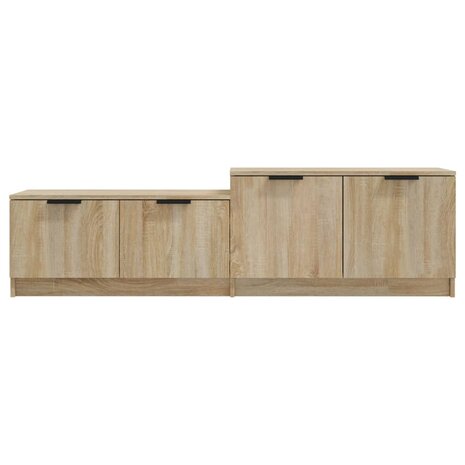 Tv-meubel 158,5x36x45 cm bewerkt hout sonoma eikenkleurig 5