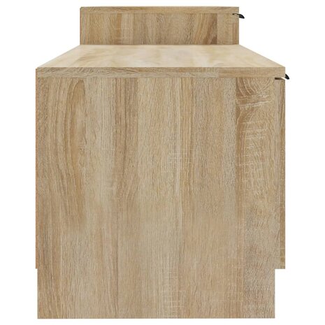 Tv-meubel 158,5x36x45 cm bewerkt hout sonoma eikenkleurig 7