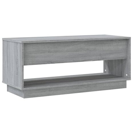 Tv-meubel 102x41x44 cm bewerkt hout grijs sonoma eikenkleurig 7