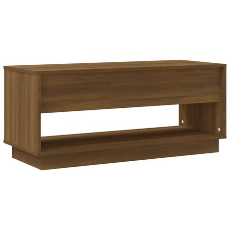 Tv-meubel 102x41x44 cm bewerkt hout bruin eikenkleur 7