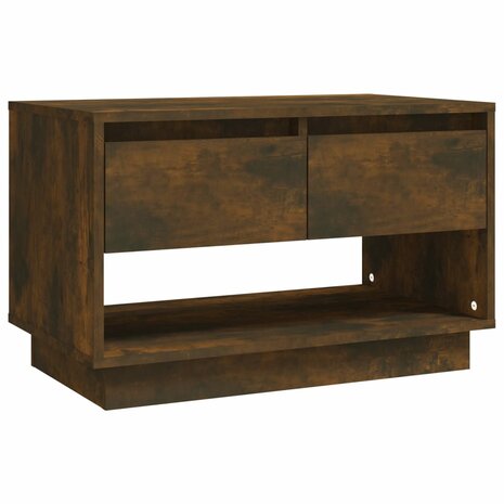 Tv-meubel 70x41x44 cm bewerkt hout gerookt eikenkleurig 2