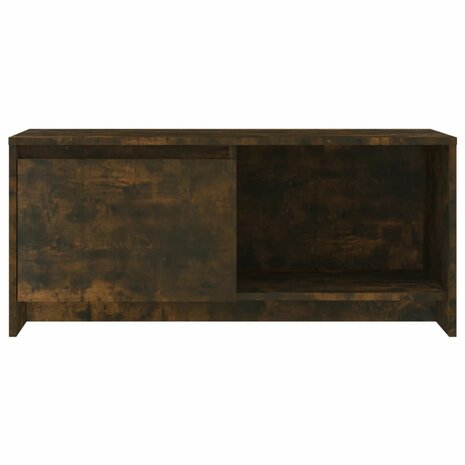 Tv-meubel 90x35x40 cm bewerkt hout gerookt eikenkleurig 5