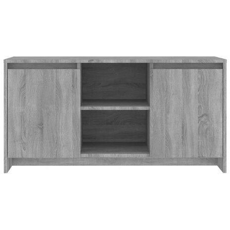 Tv-meubel 102x37,5x52,5 cm bewerkt hout grijs sonoma eikenkleur 3