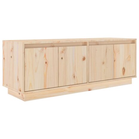 Tv-meubel 110x34x40 cm massief grenenhout 2