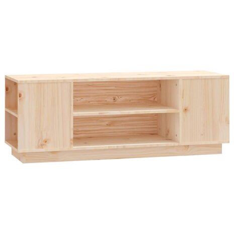 Tv-meubel 110x35x40,5 cm massief grenenhout 2