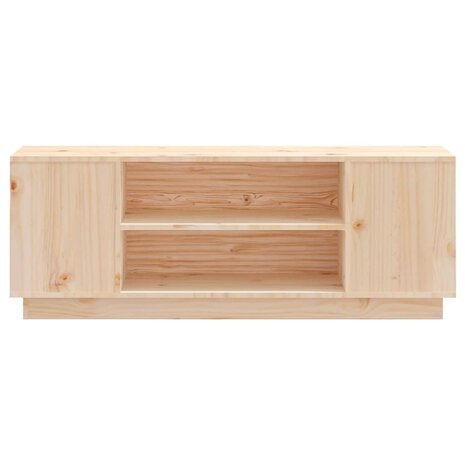 Tv-meubel 110x35x40,5 cm massief grenenhout 5