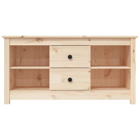 Tv-meubel 103x36,5x52 cm massief grenenhout 3