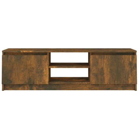 Tv-meubel 120x30x35,5 cm bewerkt hout gerookt eikenkleurig 3