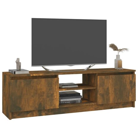 Tv-meubel 120x30x35,5 cm bewerkt hout gerookt eikenkleurig 5