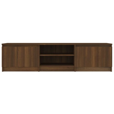 Tv-meubel 140x40x35,5 cm bewerkt hout bruin eikenkleur 3