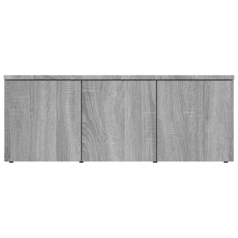 Tv-meubel 80x34x30 cm bewerkt hout grijs sonoma eikenkleurig 6