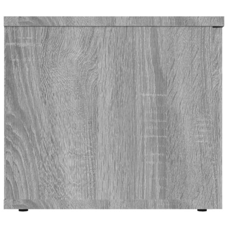 Tv-meubel 80x34x30 cm bewerkt hout grijs sonoma eikenkleurig 7