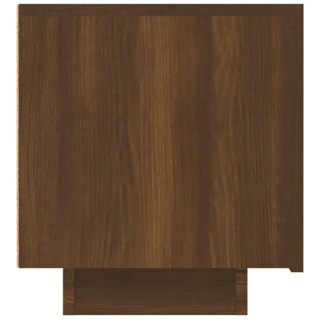 Tv-meubel 100x35x40 cm bewerkt hout bruin eikenkleur 5