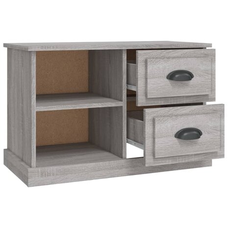 Tv-meubel 73x35,5x47,5 cm bewerkt hout grijs sonoma eikenkleur 7