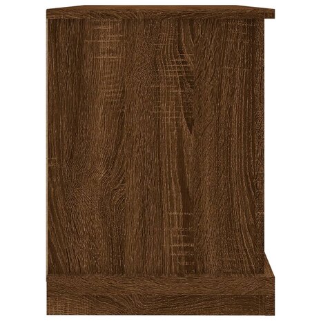 Tv-meubel 73x35,5x47,5 cm bewerkt hout bruin eikenkleur 8