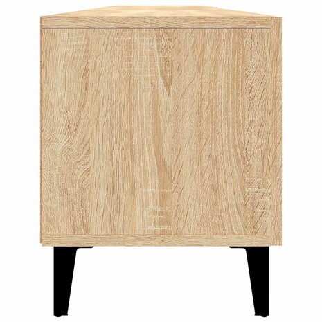 Tv-meubel 180x31,5x40 cm bewerkt hout sonoma eikenkleurig 8