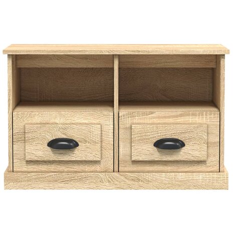 Tv-meubel 80x35x50 cm bewerkt hout sonoma eikenkleurig 5