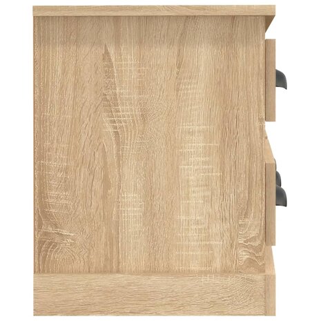 Tv-meubel 100x35,5x45 cm bewerkt hout sonoma eikenkleurig 7