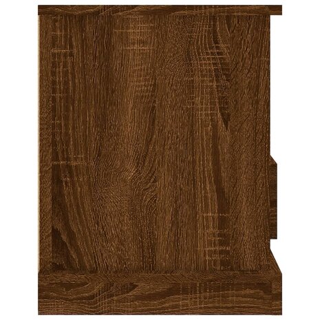 Tv-meubel 93x35,5x45 cm bewerkt hout bruin eikenkleur 7