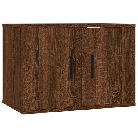 Tv-wandmeubel 57x34,5x40 cm bruin eikenkleur 2