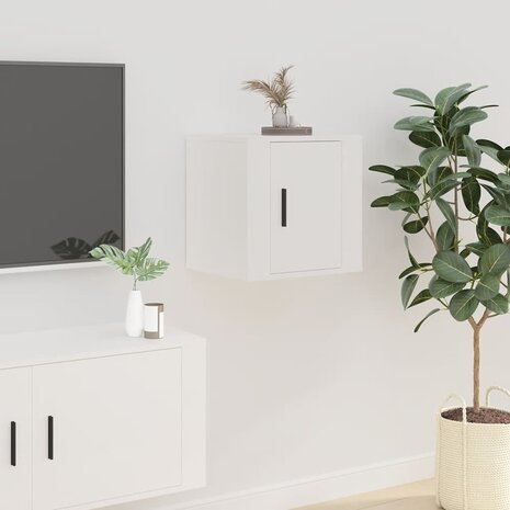 Tv-wandmeubels 2st 40x34,5x40 cm wit 4