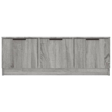 Tv-meubel 102x35x36,5 cm bewerkt hout grijs sonoma eikenkleurig 6