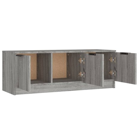 Tv-meubel 102x35x36,5 cm bewerkt hout grijs sonoma eikenkleurig 7