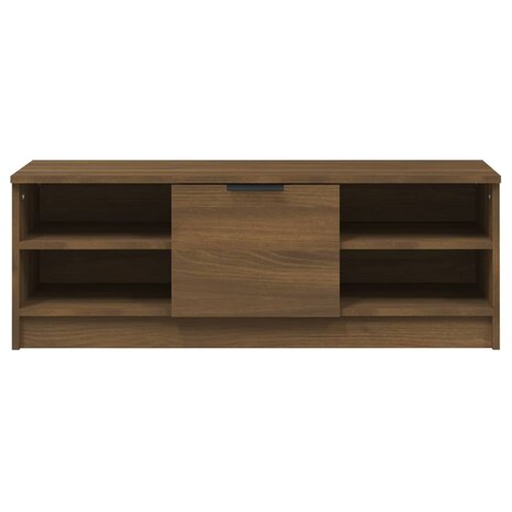 Tv-meubel 102x35,5x36,5 cm bewerkt hout bruin eikenkleur 6