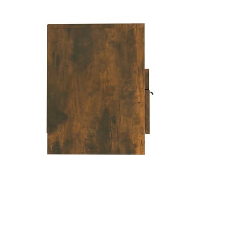 Tv-meubel 150x33,5x45 cm bewerkt hout gerookt eikenkleurig 6