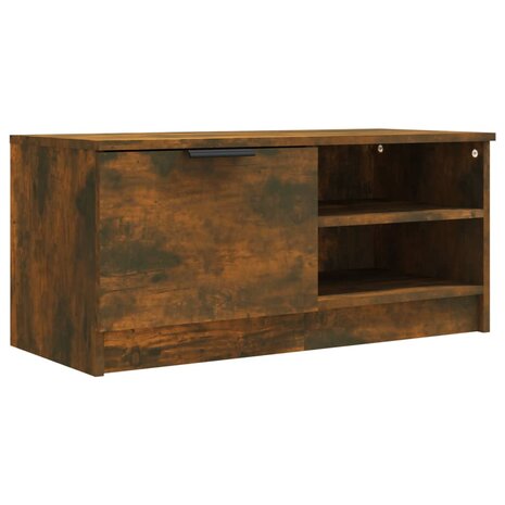 Tv-meubelen 2 st 80x35x36,5 cm bewerkt hout gerookt eikenkleur 6