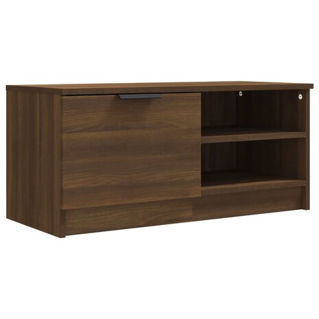 Tv-meubelen 2 st 80x35x36,5 cm bewerkt hout bruin eikenkleur 6