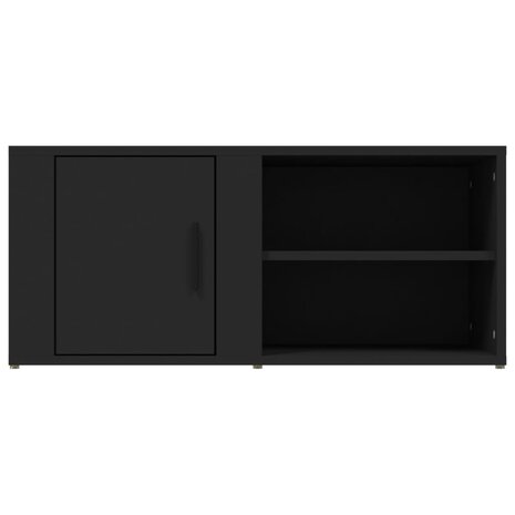 Tv-meubels 2 st 80x31,5x36 cm bewerkt hout zwart 6