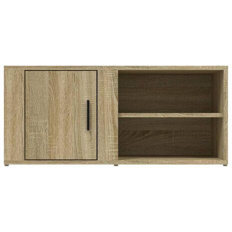 Tv-meubel 80x31,5x36 cm bewerkt hout sonoma eikenkleurig 6