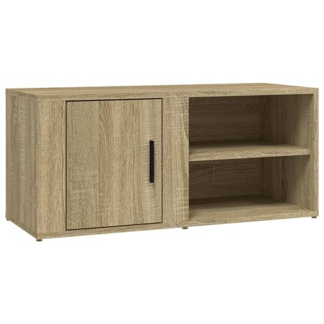 Tv-meubels 2 st 80x31,5x36 cm bewerkt hout sonoma eikenkleurig 6