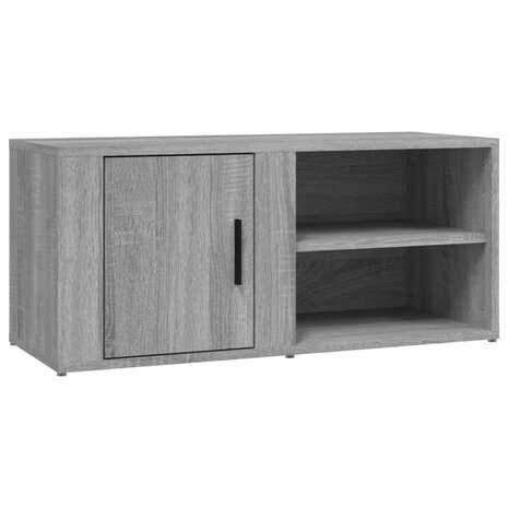 Tv-meubels 2 st 80x31,5x36 cm bewerkt hout grijs sonoma eiken 6