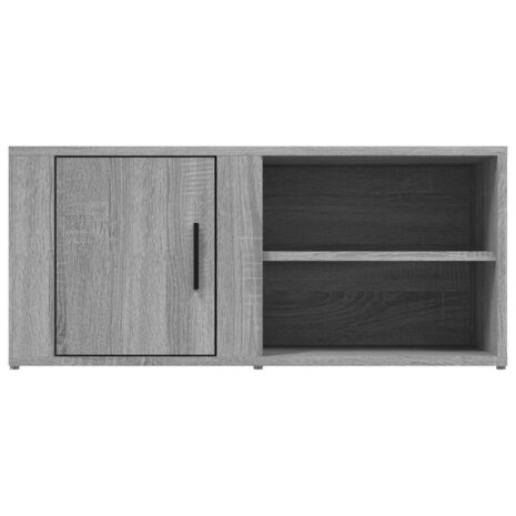 Tv-meubels 2 st 80x31,5x36 cm bewerkt hout grijs sonoma eiken 7