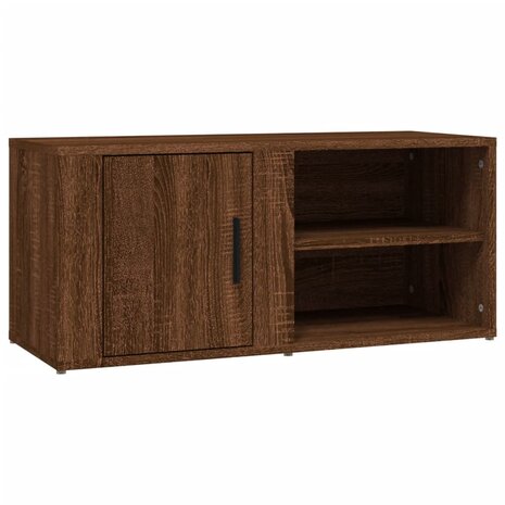 Tv-meubels 2 st 80x31,5x36 cm bewerkt hout bruin eikenkleur 6