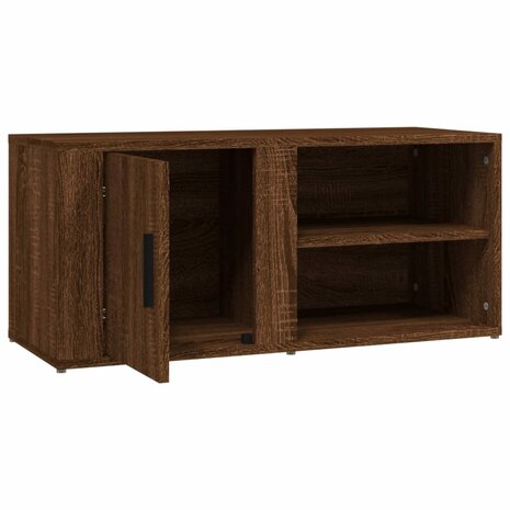 Tv-meubels 2 st 80x31,5x36 cm bewerkt hout bruin eikenkleur 9