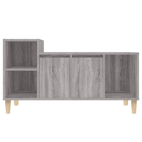 Tv-meubel 100x35x55 cm bewerkt hout grijs sonoma eikenkleurig 6